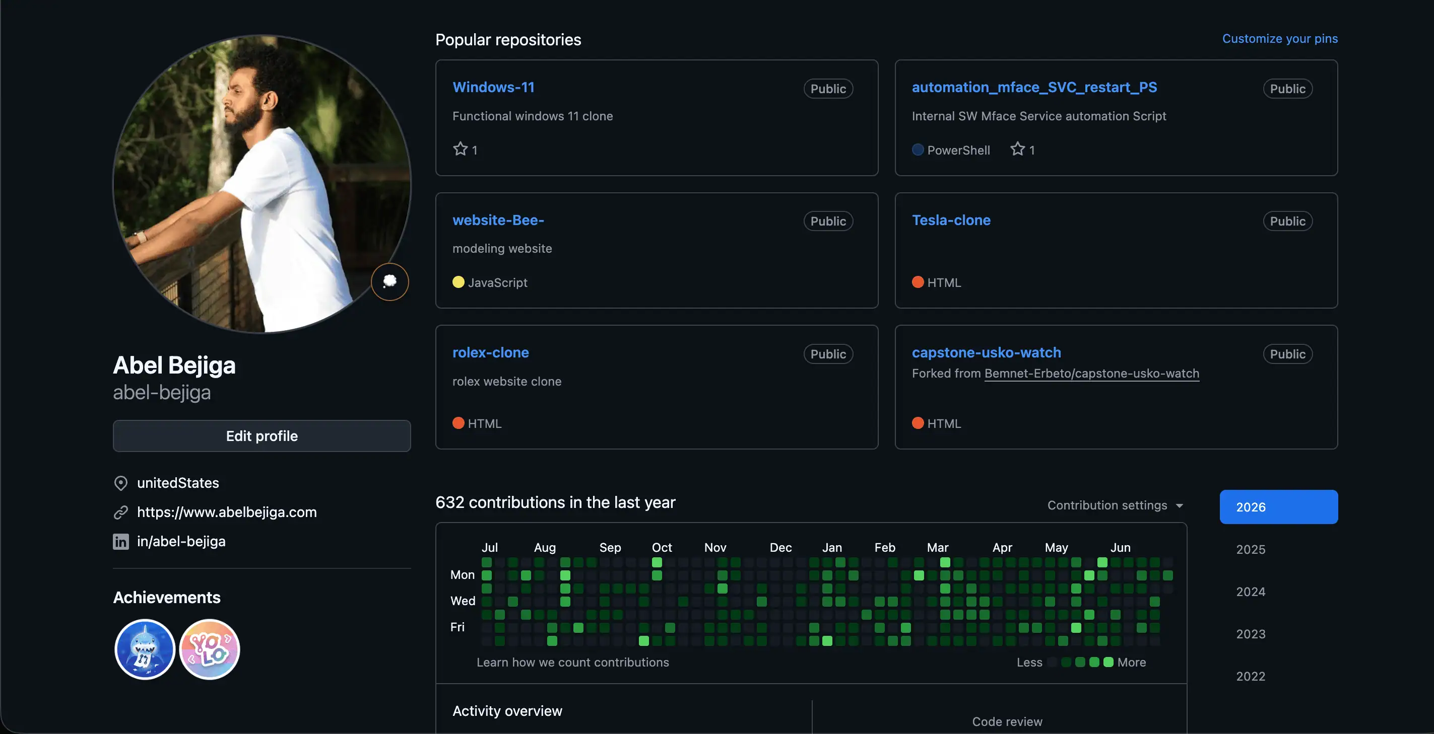 Git Contribution for 2026